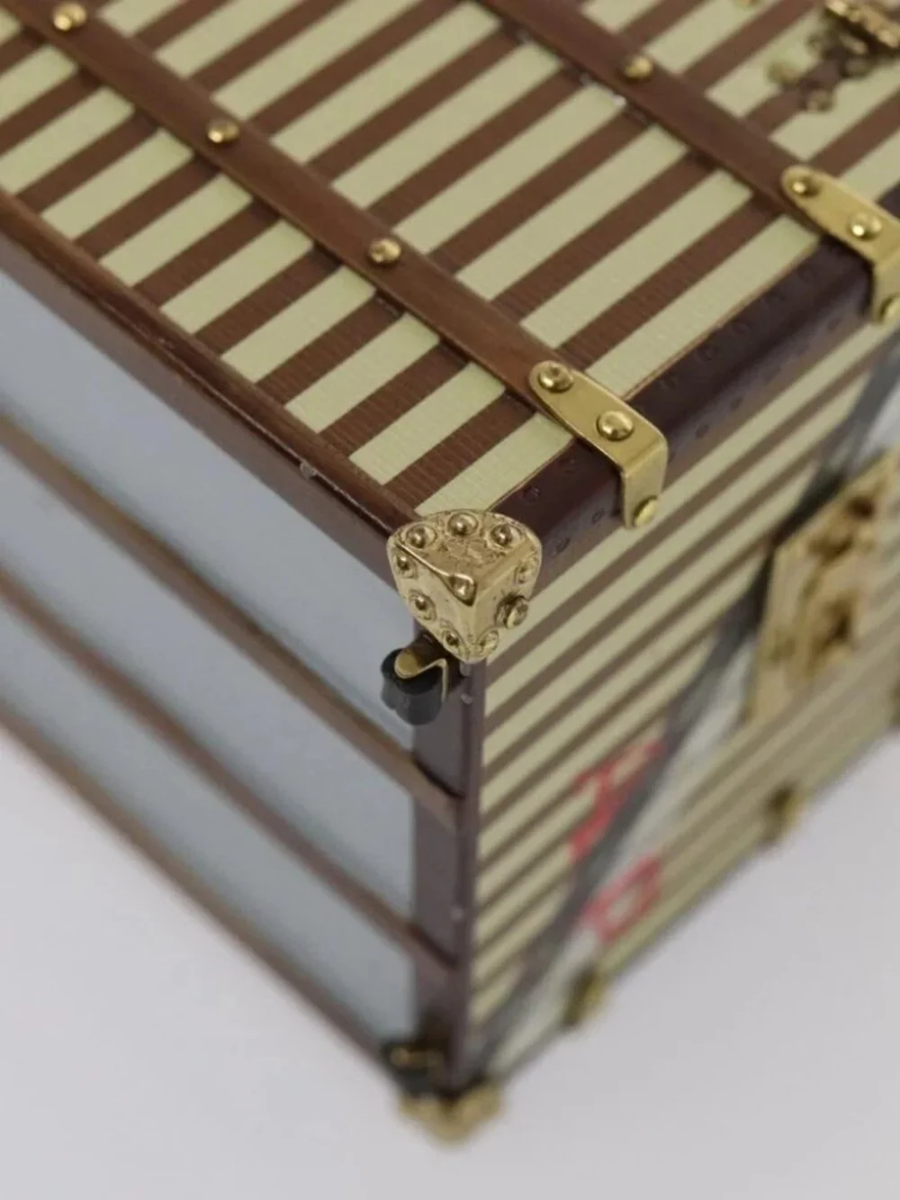 LOUIS VUITTON MALLE COURRIER 1888 Paper weight Beige Brown - Picture 11 of 13